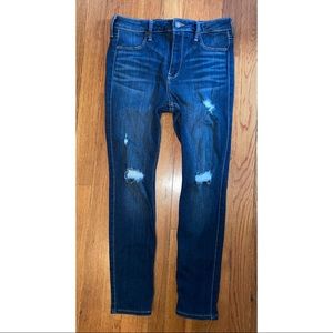 Hollister ripped skinny jeans